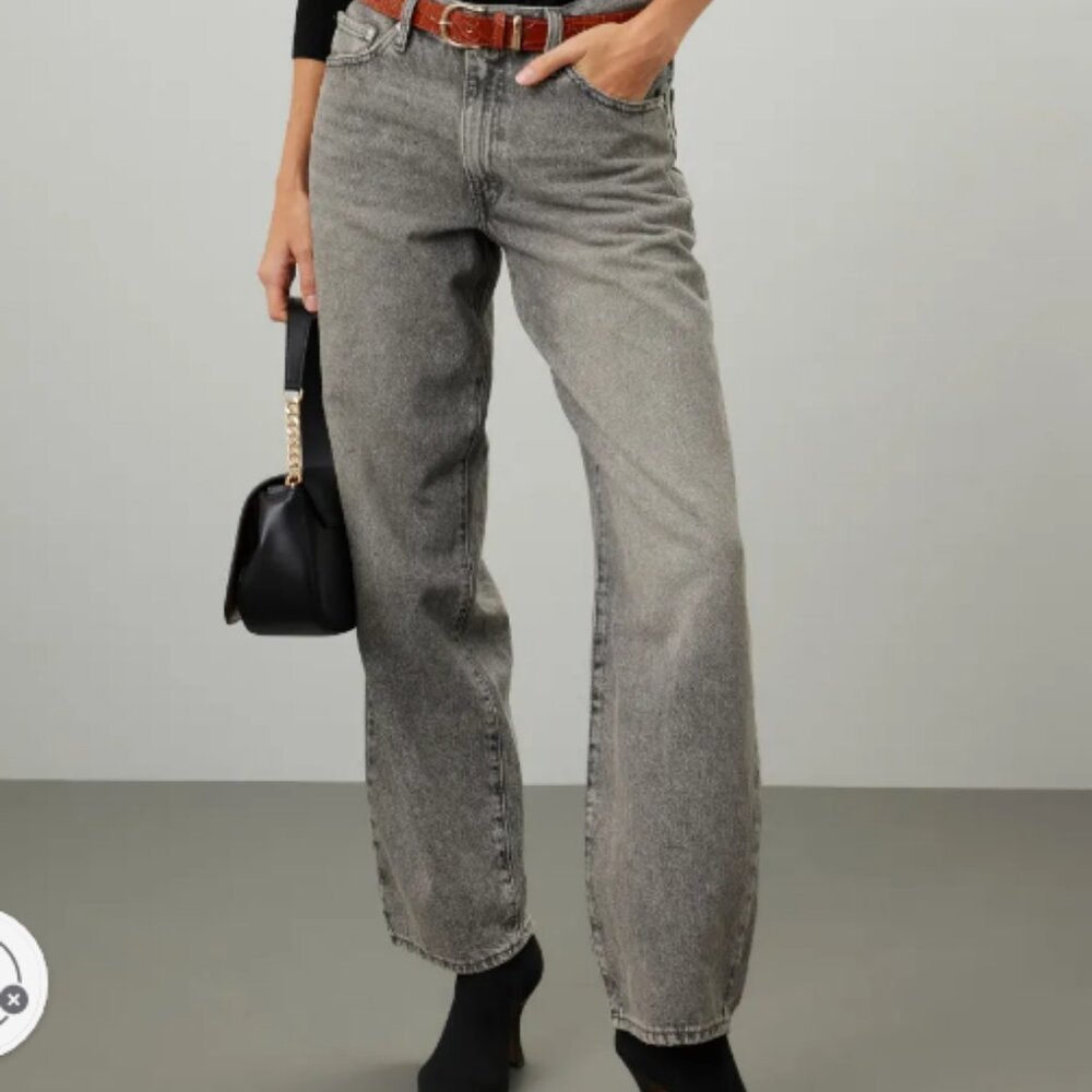 Levi’s Baggy Dad Jeans – Charcoal Gray Vintage Wash, Size 31